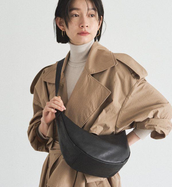  「ソフトレザーラウンドショルダーバッグ」|ショルダー・メッセンジャー|