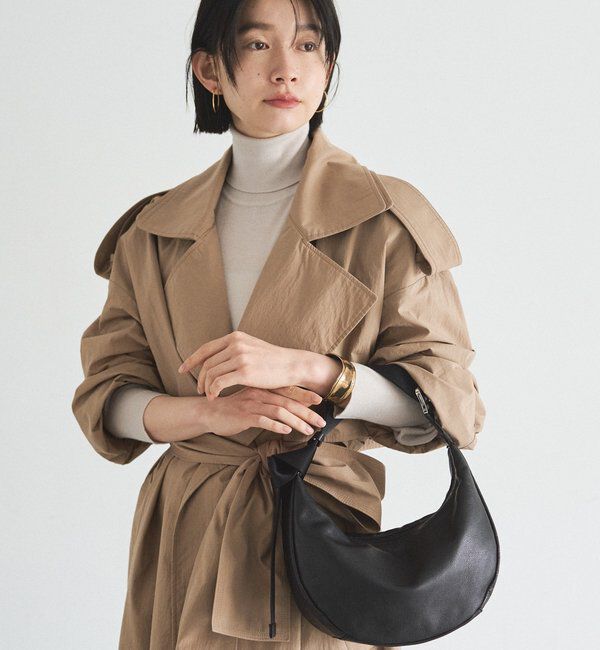  「ソフトレザーラウンドショルダーバッグ」|ショルダー・メッセンジャー|