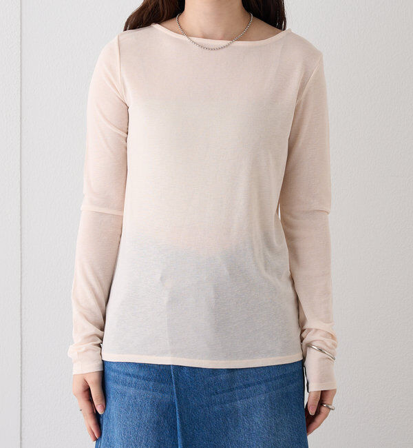  「newシアーロングTシャツ」|Tシャツ・カットソー|