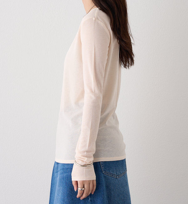  「newシアーロングTシャツ」|Tシャツ・カットソー|