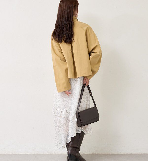  「スタンドカラーショートトレンチ」|トレンチコート|