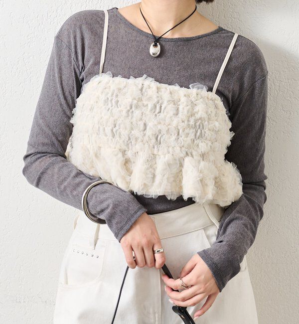  「バックシャンチュールビスチェ」|シャツ・ブラウス|