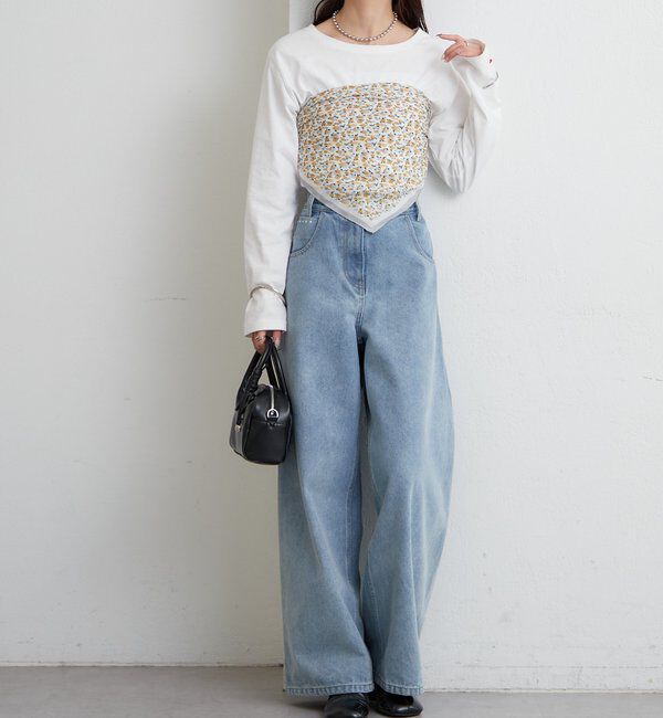  「小花柄スカーフ」|バンダナ・スカーフ|