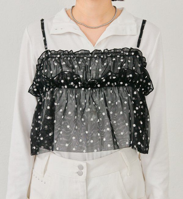  「フラワーチュールビスチェ」|シャツ・ブラウス|