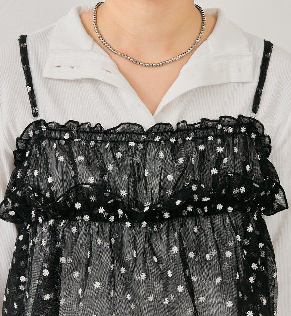  「フラワーチュールビスチェ」|シャツ・ブラウス|