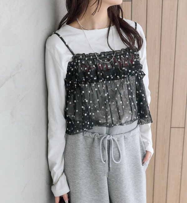  「フラワーチュールビスチェ」|シャツ・ブラウス|