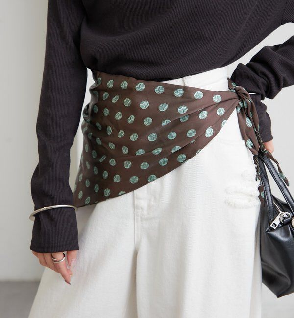  「三角ドットスカーフ」|バンダナ・スカーフ|