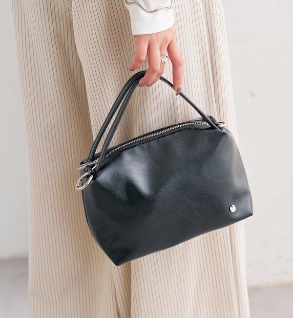  「チャーム付きダブルハンドルミニＢＡＧ」|トートバッグ|