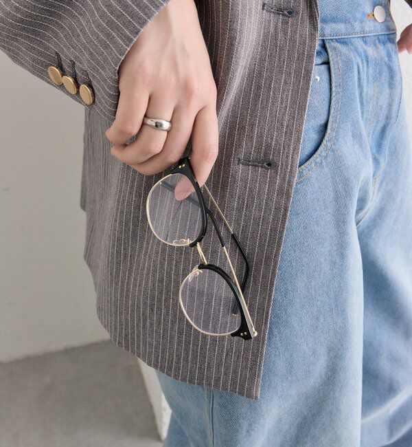  「ハーフリムメガネ」|サングラス|