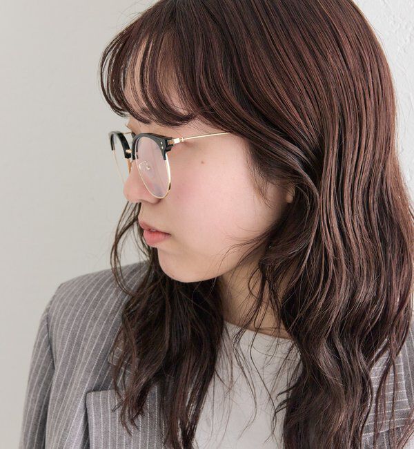  「ハーフリムメガネ」|サングラス|