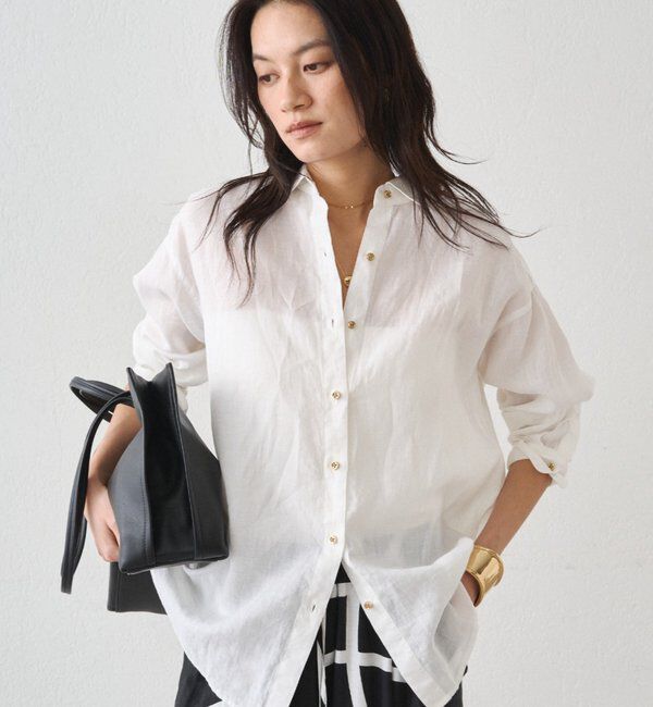  「リネンバックタイシャツ」|シャツ・ブラウス|