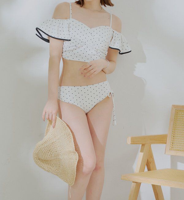  「【水着/ショーツ】サイドレースアップショーツ」|ビキニ|