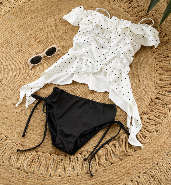  「【水着/ショーツ】サイドレースアップショーツ」|ビキニ|