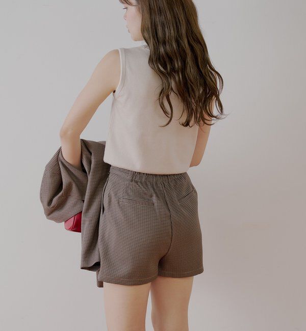  「【REVIVAL/WEB限定】チャーム付タックショートパンツ」|チノ|