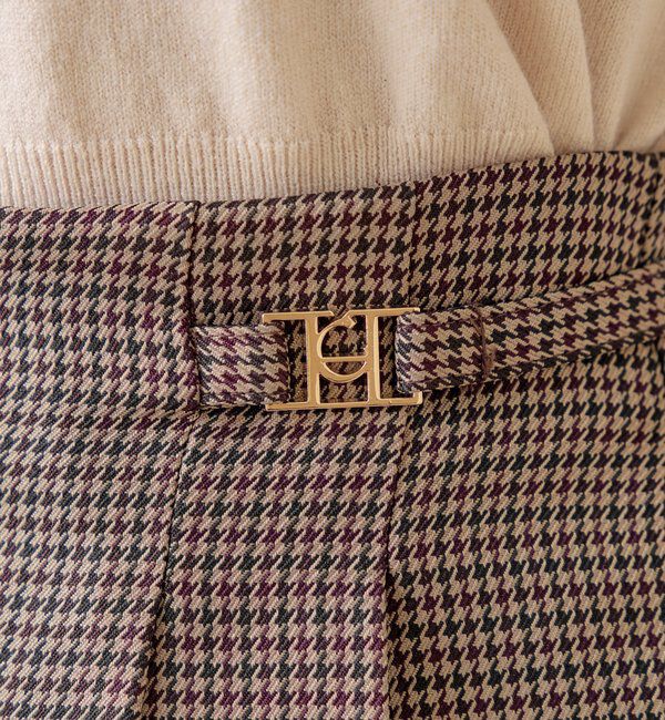  「【REVIVAL/WEB限定】チャーム付タックショートパンツ」|チノ|