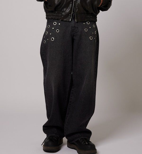  「EYELET LOW RISE DENIM /アイレットローライズデニム」|デニム|