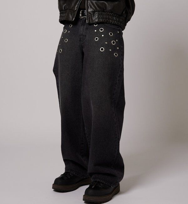  「EYELET LOW RISE DENIM /アイレットローライズデニム」|デニム|