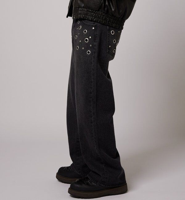  「EYELET LOW RISE DENIM /アイレットローライズデニム」|デニム|