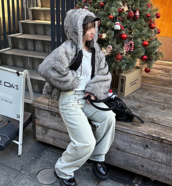  「EYELET LOW RISE DENIM /アイレットローライズデニム」|デニム|