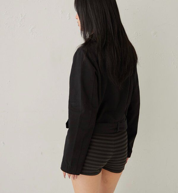  「SHORT EYELET PEA JACKET」|ブルゾン・スタジャン|