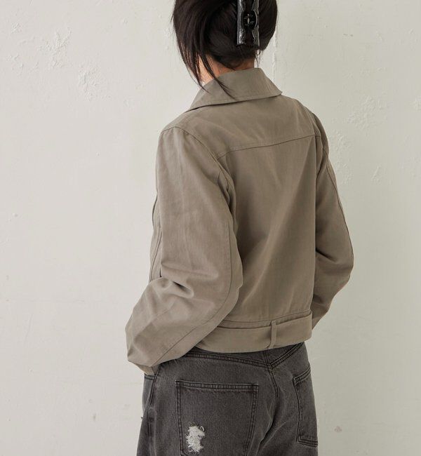  「SHORT EYELET PEA JACKET」|ブルゾン・スタジャン|
