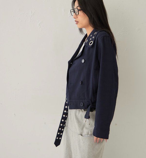  「SHORT EYELET PEA JACKET」|ブルゾン・スタジャン|
