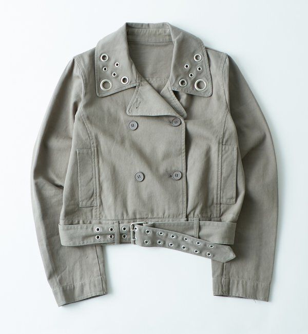  「SHORT EYELET PEA JACKET」|ブルゾン・スタジャン|