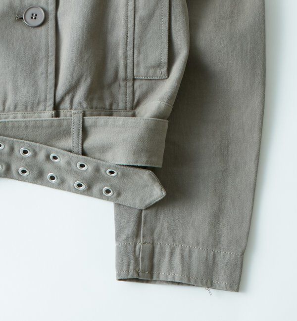  「SHORT EYELET PEA JACKET」|ブルゾン・スタジャン|