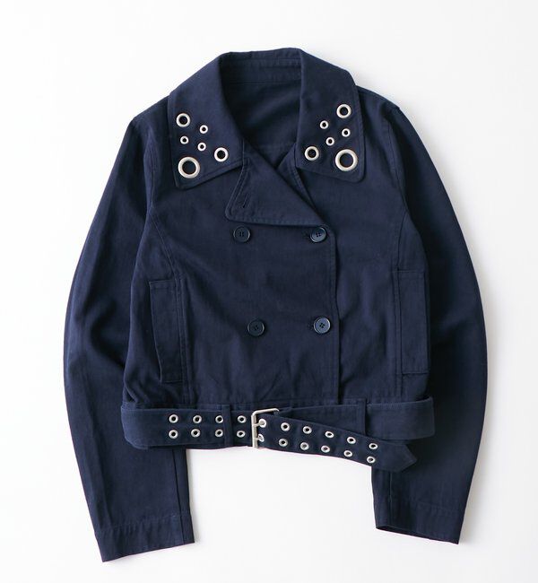  「SHORT EYELET PEA JACKET」|ブルゾン・スタジャン|
