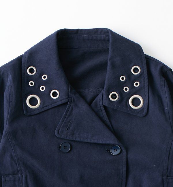  「SHORT EYELET PEA JACKET」|ブルゾン・スタジャン|