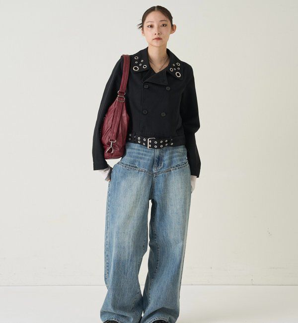  「SHORT EYELET PEA JACKET」|ブルゾン・スタジャン|