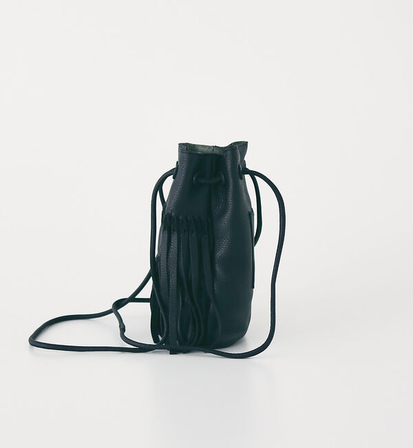 collex「【WEB限定】【BEAURE】カウレザー フリンジ巾着ショルダーバッグ」|ショルダー・メッセンジャー|