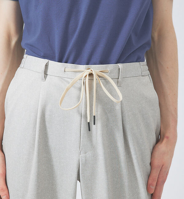 ABAHOUSE「【360&deg;ストレッチ】ポンチ リバープリント イージーパンツ」|スラックス|