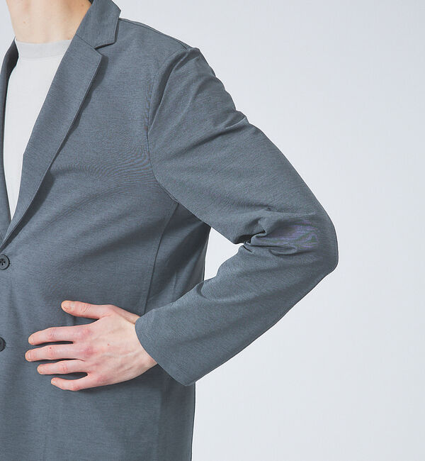 ABAHOUSE「【セットアップ対応/接触冷感】ハイブリット リラックス ジャケット」|テーラードジャケット|