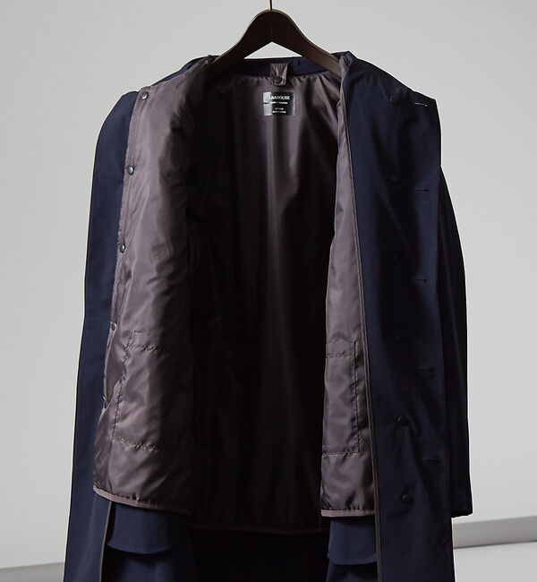 ABAHOUSE「【機能素材SORONA使用】マルチストレッチ 3WAYステンカラーコート / ス」|ステンカラーコート|