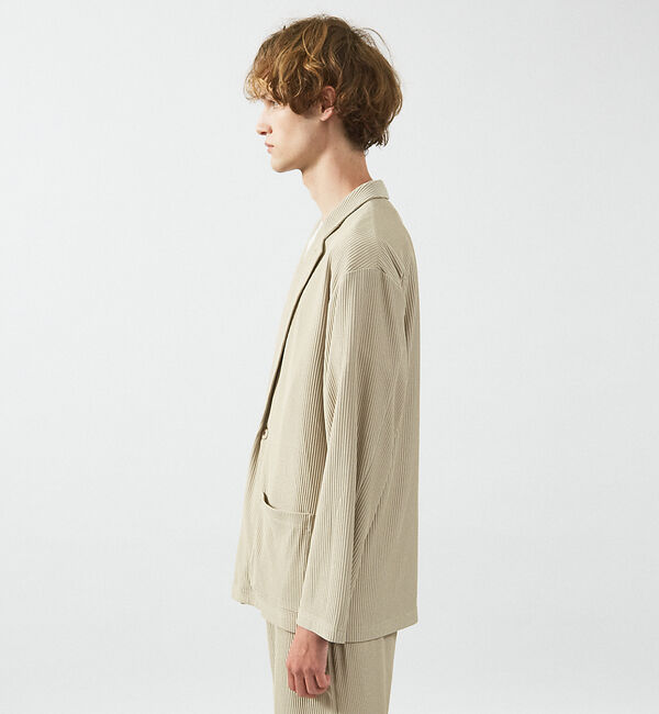 ABAHOUSE「【セットアップ対応】プリーツ イージー ジャケット」|テーラードジャケット|