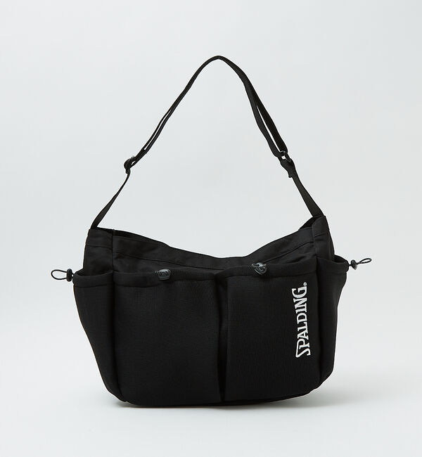ABAHOUSE「【SPALDING/スポルディング】AIRMESH NP SHOULDER BA」|ショルダー・メッセンジャー|ブラック