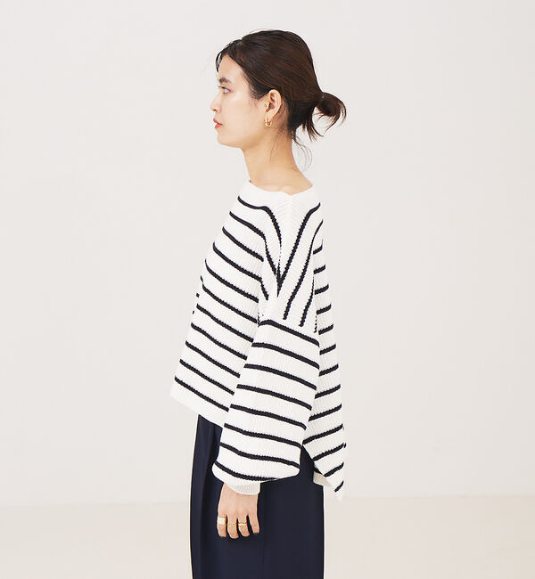 Rouge vif「片畔ハイバルニット」|ニット・セーター|