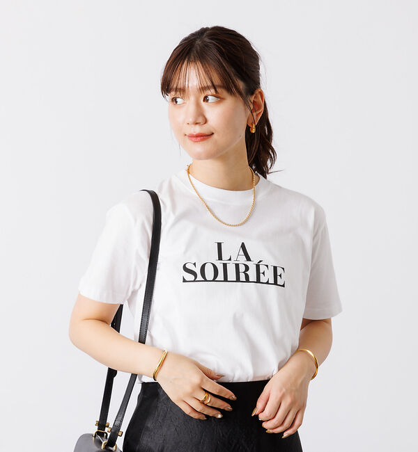 Rouge vif「フロントバックロゴ半袖Tシャツ」|Tシャツ・カットソー|