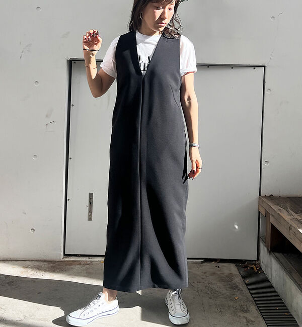 Rouge vif「フロントバックロゴ半袖Tシャツ」|Tシャツ・カットソー|