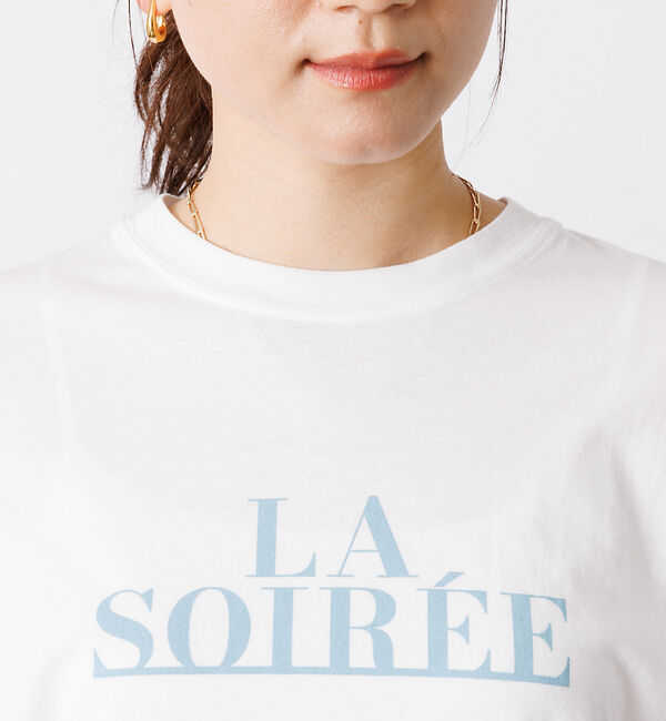 Rouge vif「フロントバックロゴ半袖Tシャツ」|Tシャツ・カットソー|