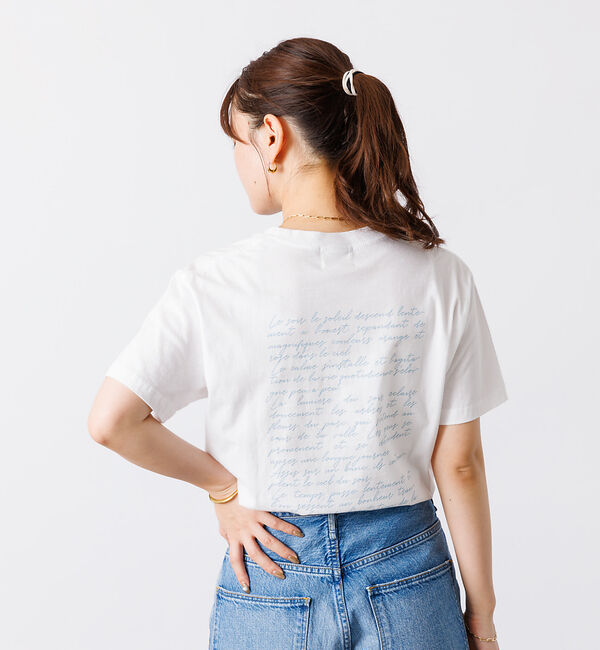 Rouge vif「フロントバックロゴ半袖Tシャツ」|Tシャツ・カットソー|