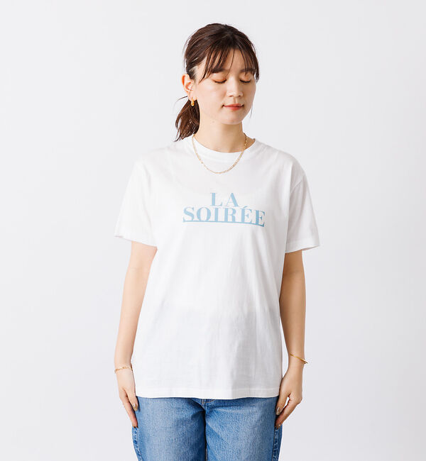 Rouge vif「フロントバックロゴ半袖Tシャツ」|Tシャツ・カットソー|