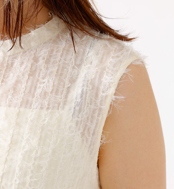 Rouge vif「フェザーノースリーブワンピース」|ワンピース|