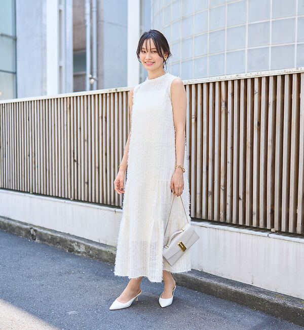 Rouge vif「フェザーノースリーブワンピース」|ワンピース|