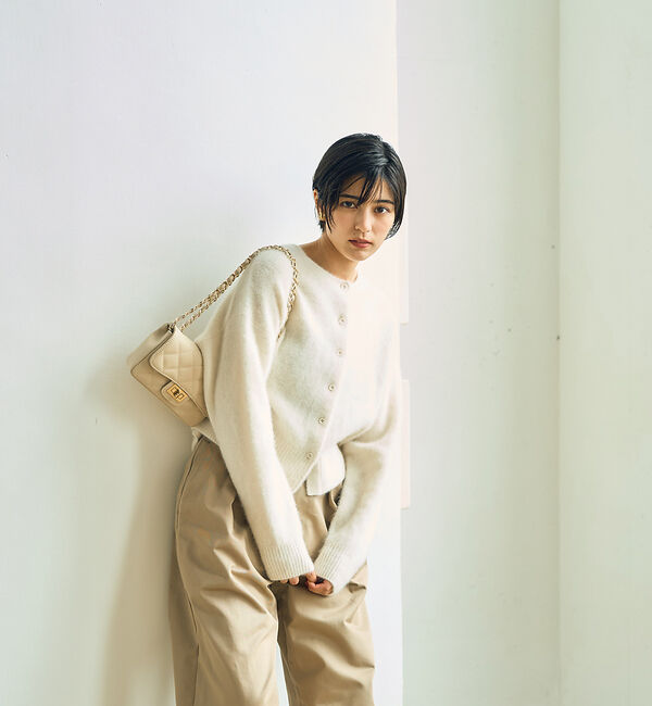 Rouge vif「フォックスウールふわふわカーディガン」|カーディガン|