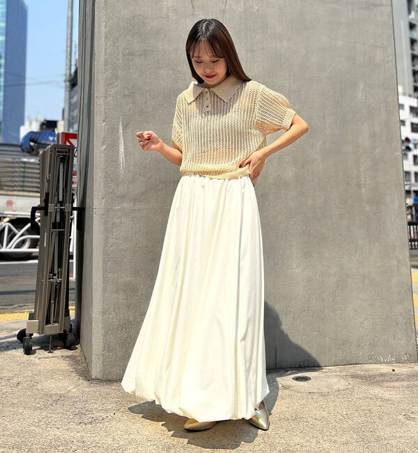 Rouge vif「【一部店舗限定】とろみバルーンスカート」|スカート|