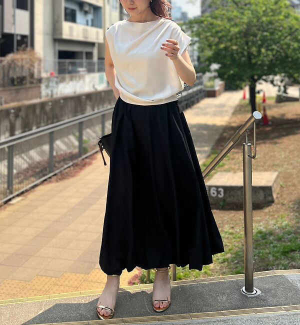 Rouge vif「【一部店舗限定】とろみバルーンスカート」|スカート|