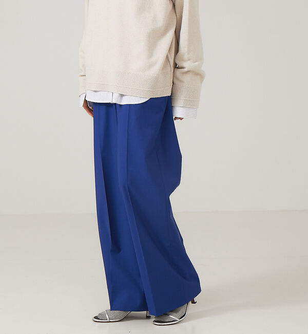 The Store by C' 「【NEHERA】ハイウエストワイドトラウザーズ」|スラックス|