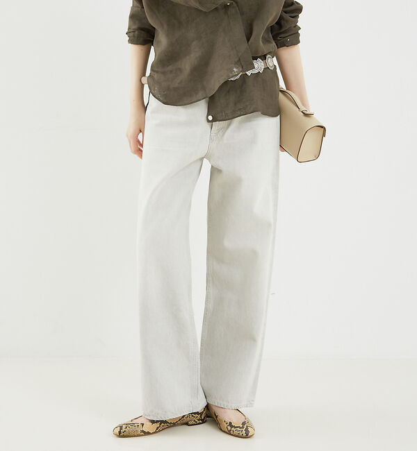 The Store by C' 「【AGOLDE】REN JEAN／ワイドレッグデニム」|デニム|ライトグレー